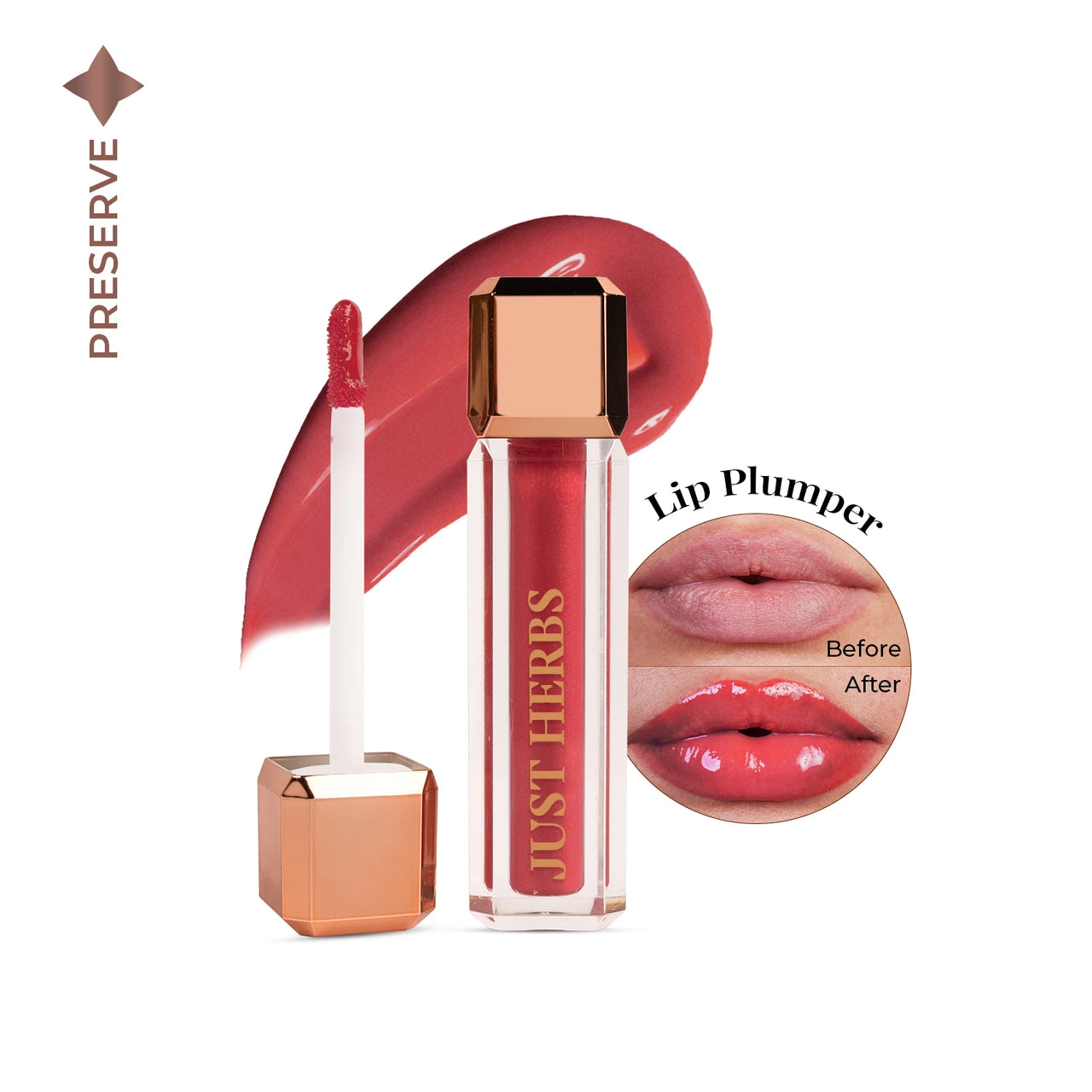 Lip Honey Plumping Gloss with Plant Vitamin C &  Peppermint Oil : 4ml -1
