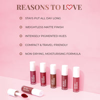 Thumbnail for Herb Enriched Matte Liquid Lipstick Travel Size Kit: Set of 5