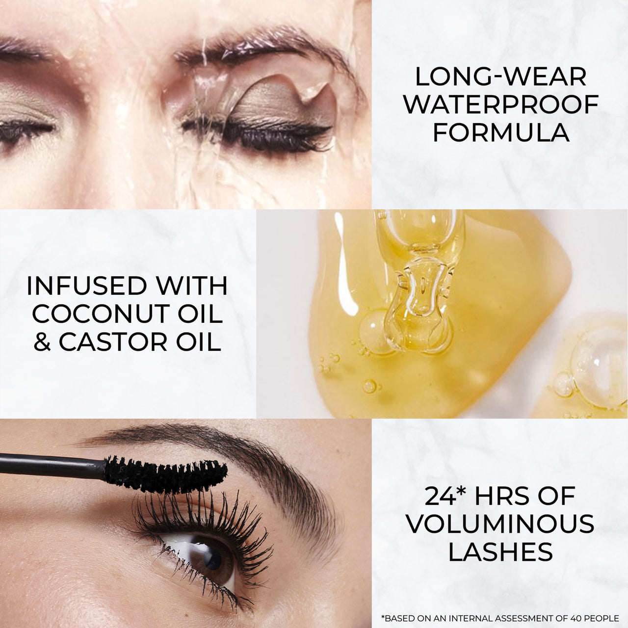 Serum-infused Volume Boost Mascara with Castor Oil and Coconut Oil 8 ml