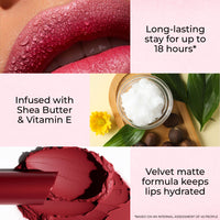 Thumbnail for Transferproof Matte Lipstick with Shea Butter and Vitamin E