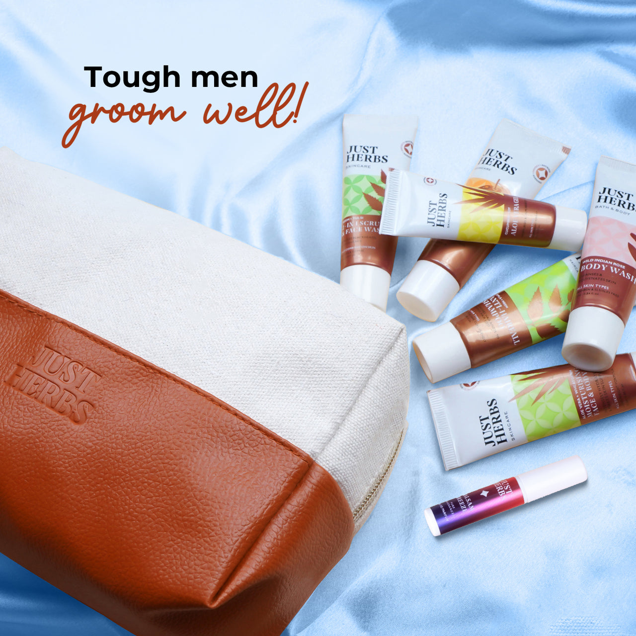 Men’s Travel Essentials Face & Body (7 Products)