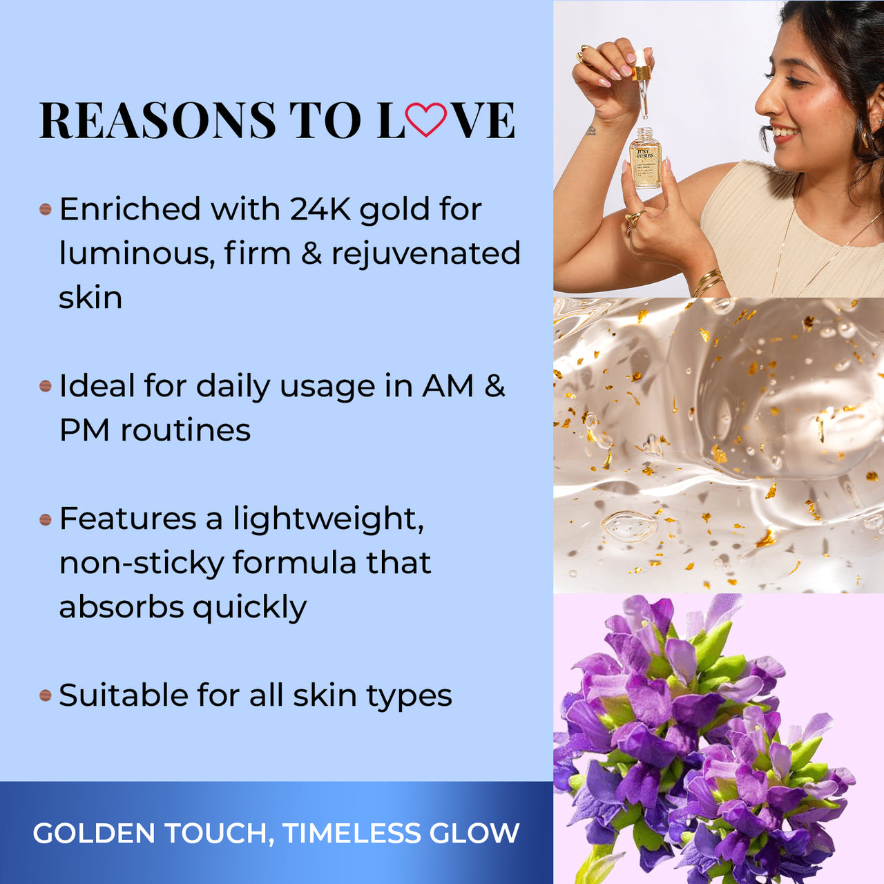 24K Gold & Bakuchiol Deep Nourishing Face Serum