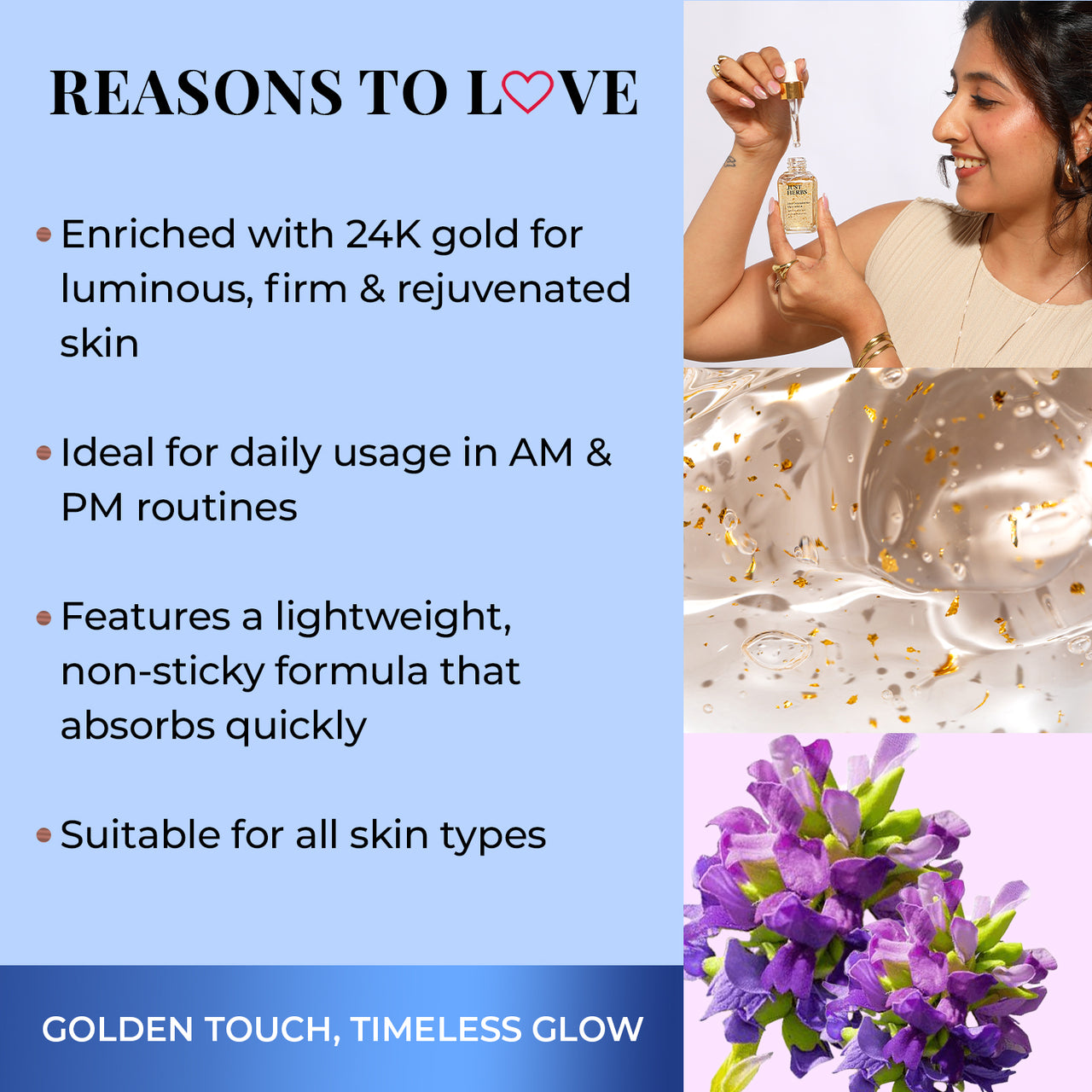 24K Gold & Bakuchiol Deep Nourishing Face Serum