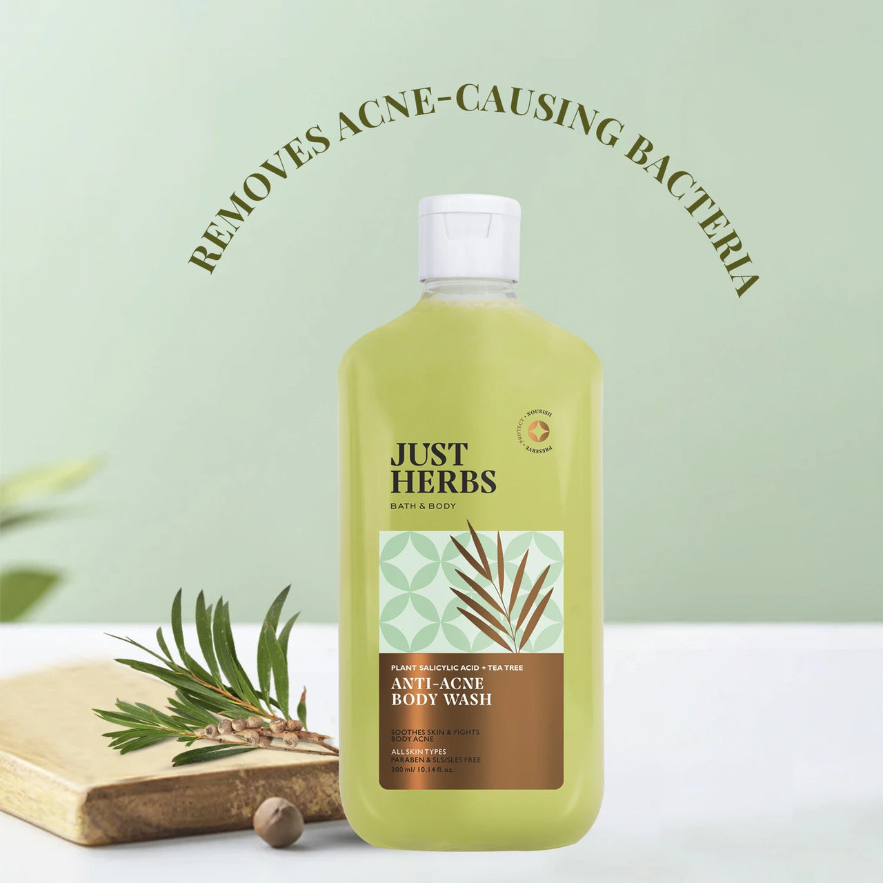 Tea Tree Anti-acne Body Wash with Plant Salicylic Acid