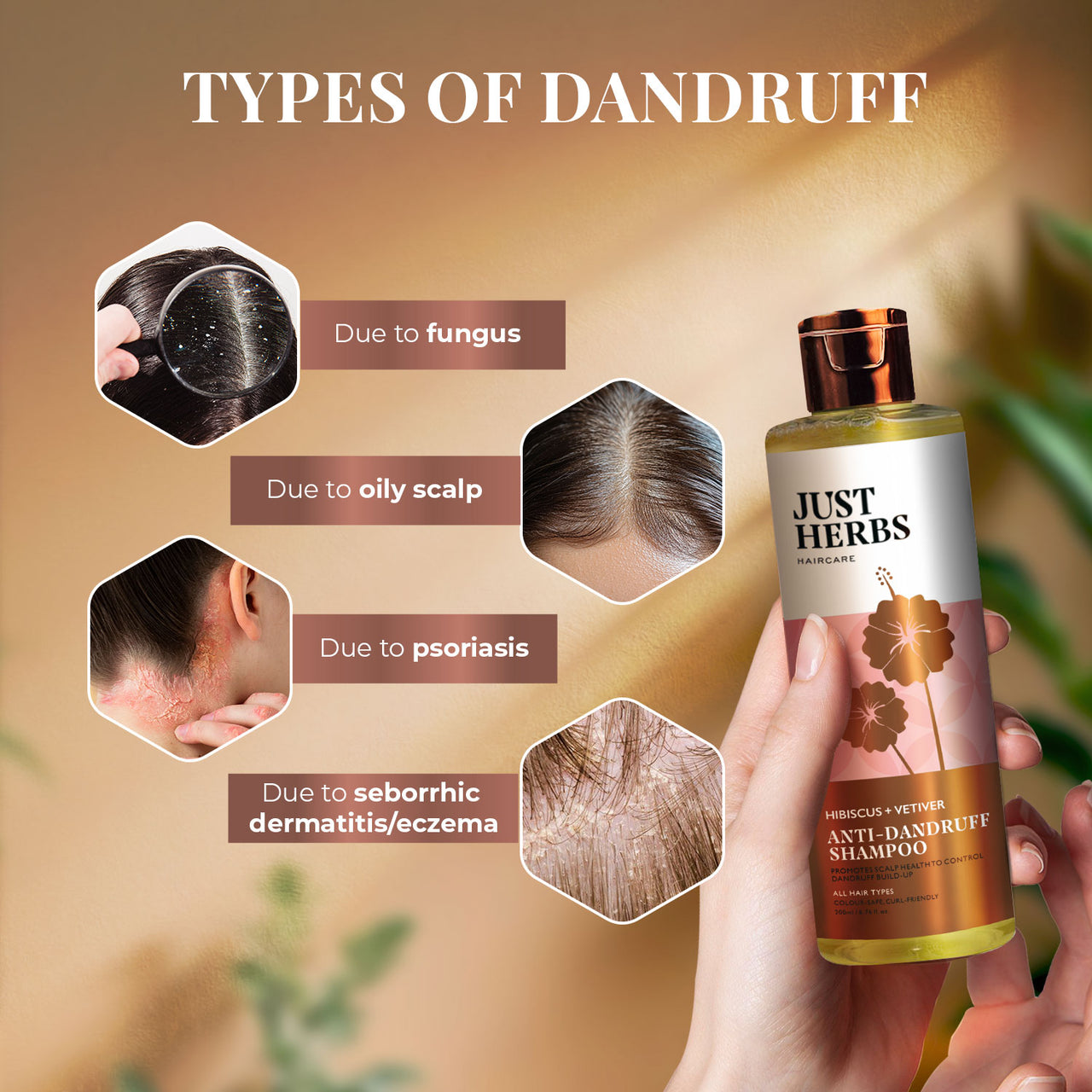 Anti-Dandruff Shampoo with Hibiscus and Vetiver