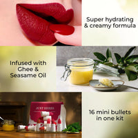 Thumbnail for Herb Enriched Ayurvedic Lipstick Micro-Mini Kit