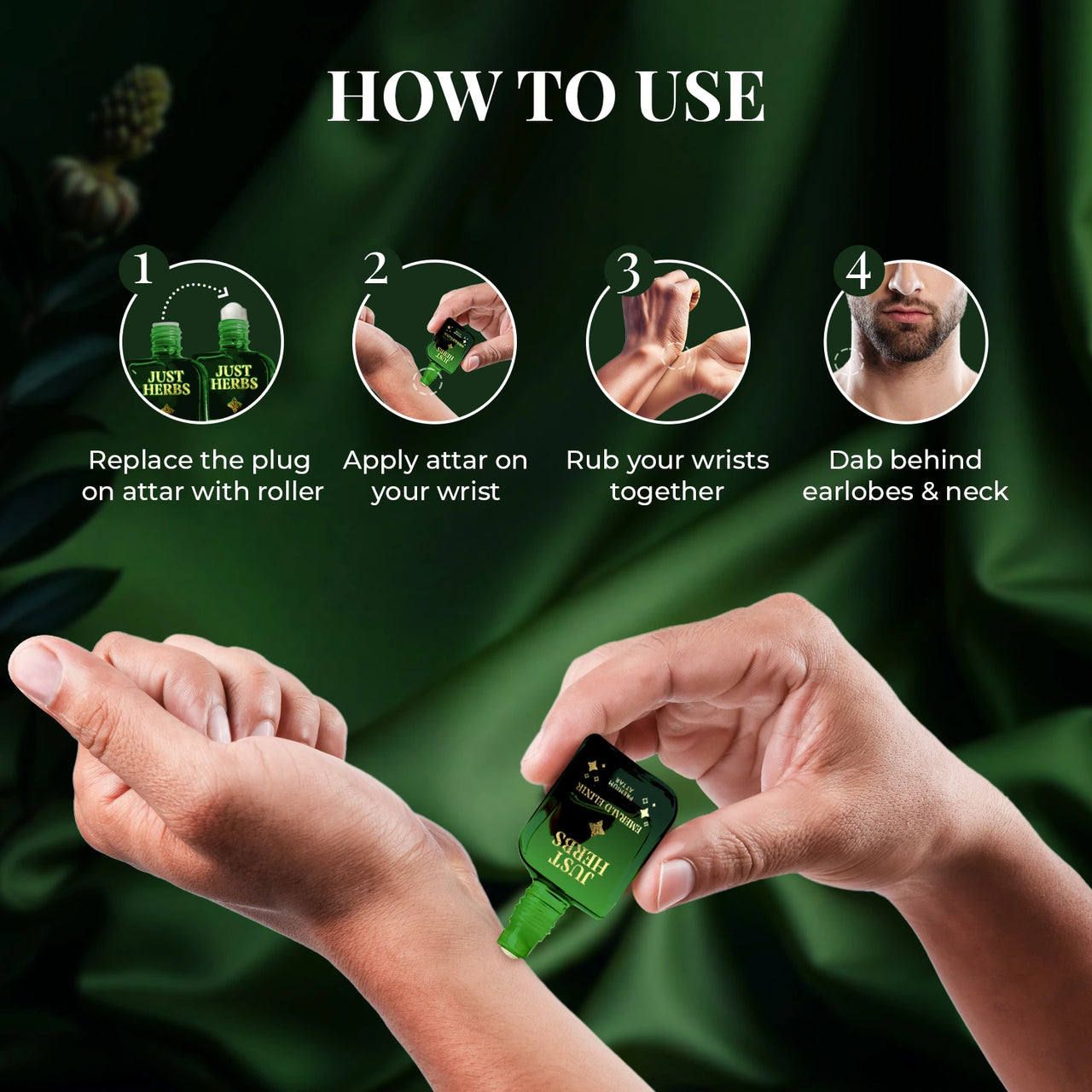 Just Herbs Royal Attar Collection (40 ML)