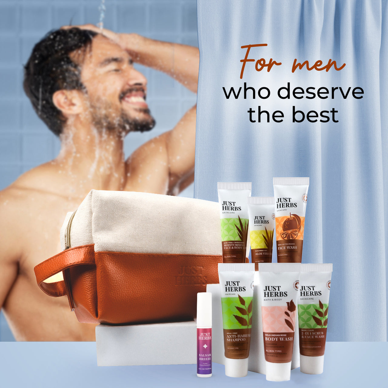 Men’s Travel Essentials Face & Body