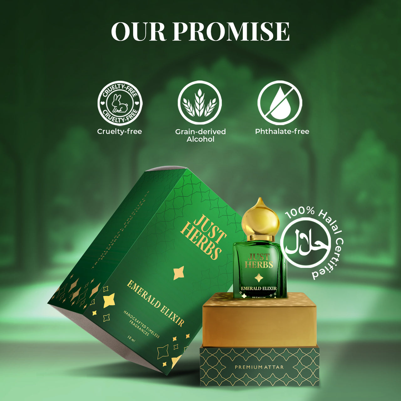 Emerald Elixir Premium Attar : 10 ml