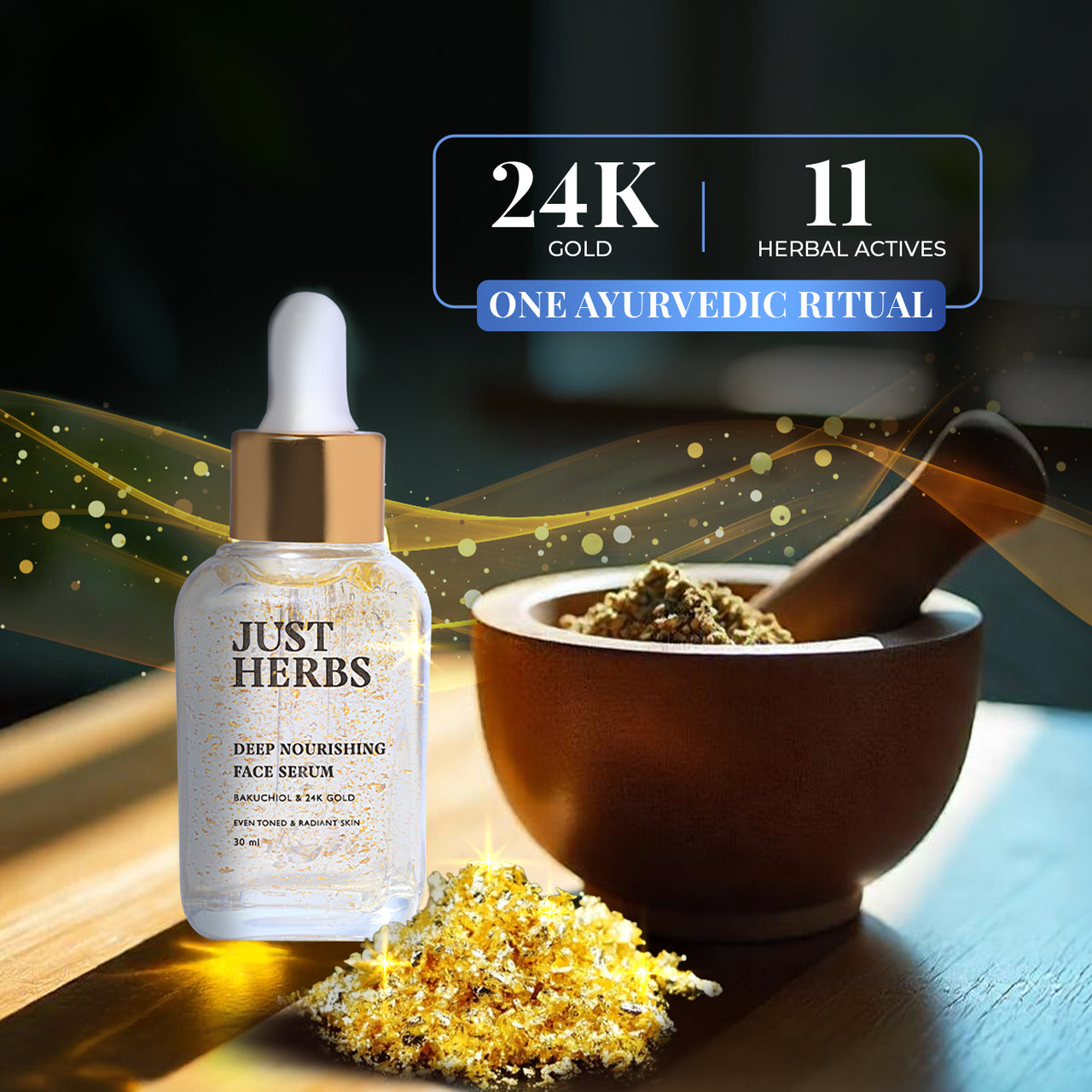 24K Gold & Bakuchiol Deep Nourishing Face Serum