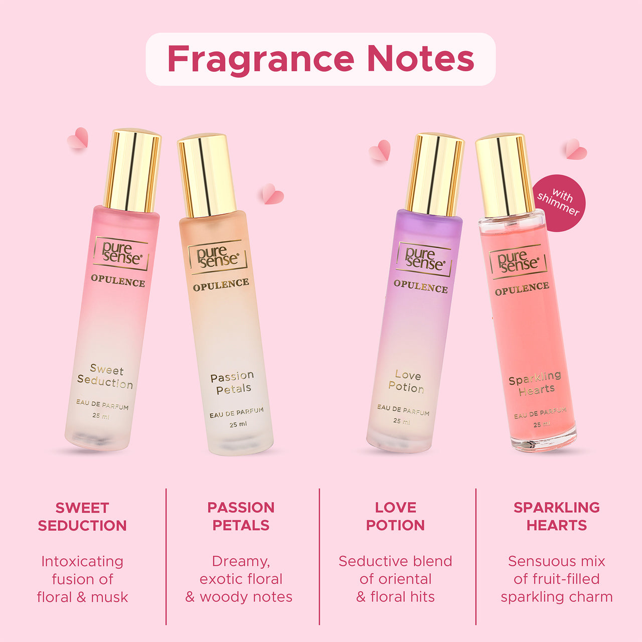 PureSense Opulence Shades of Love Gift Set