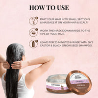 Thumbnail for Castor & Black Onion Seed Hair Mask - Just Herbs