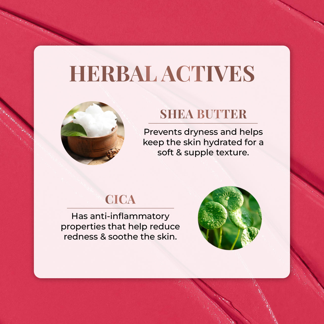 Red Hot: Born To Blush Stick with Shea Butter & Cica