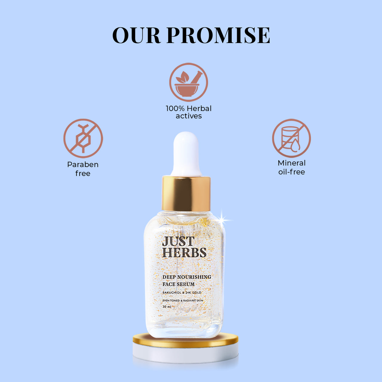 24K Gold & Bakuchiol Deep Nourishing Face Serum