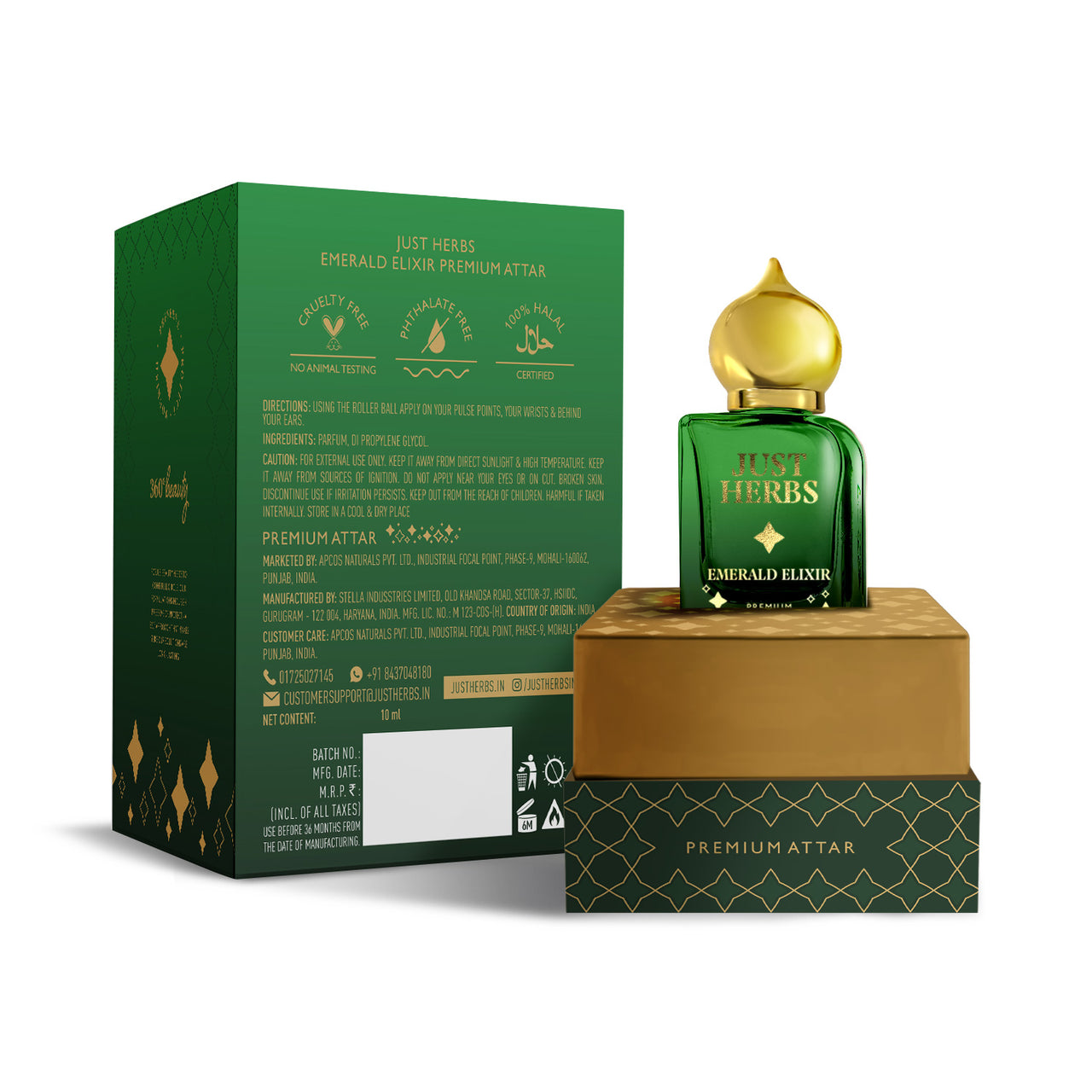 Emerald Elixir Premium Attar