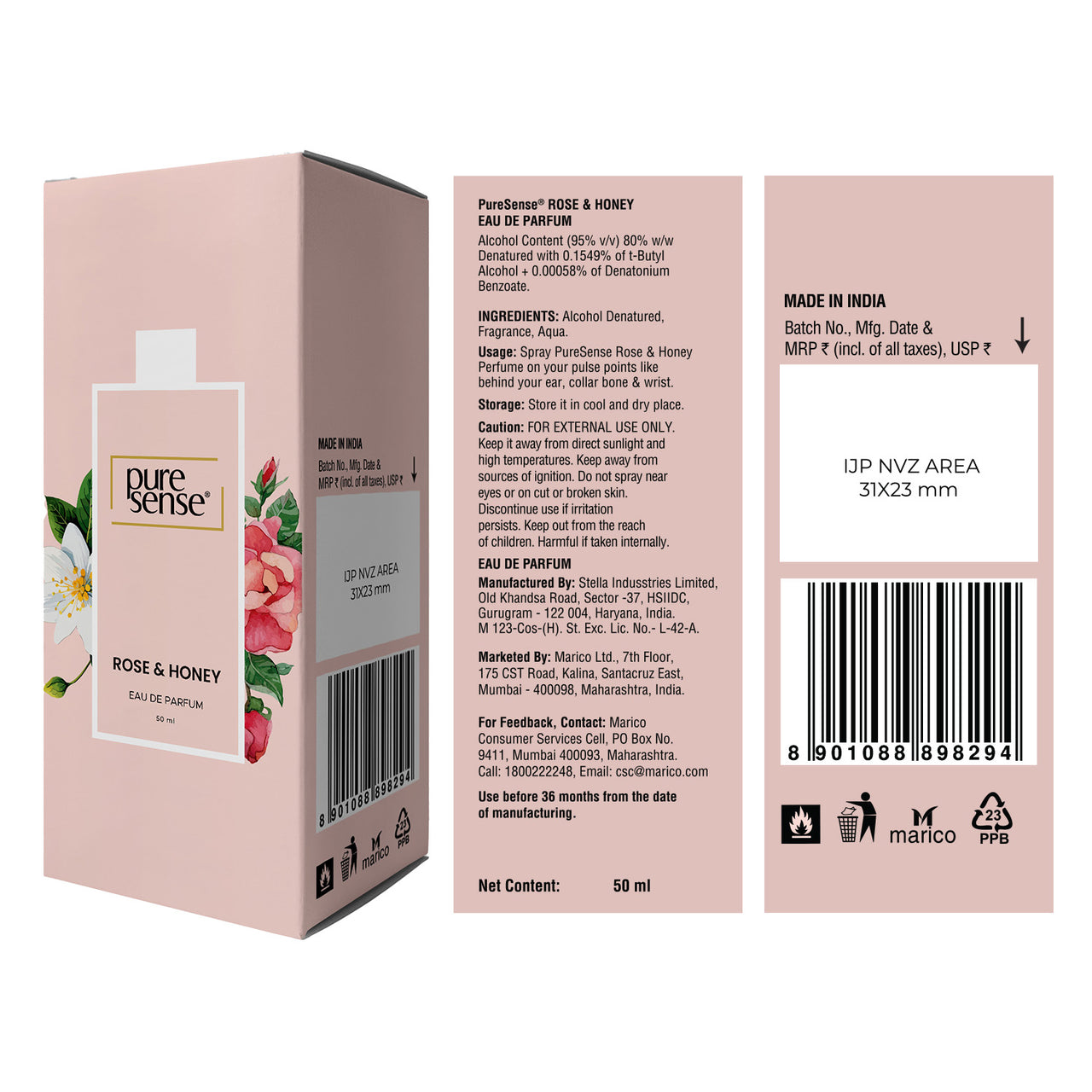 Rose & Honey Perfume for Women