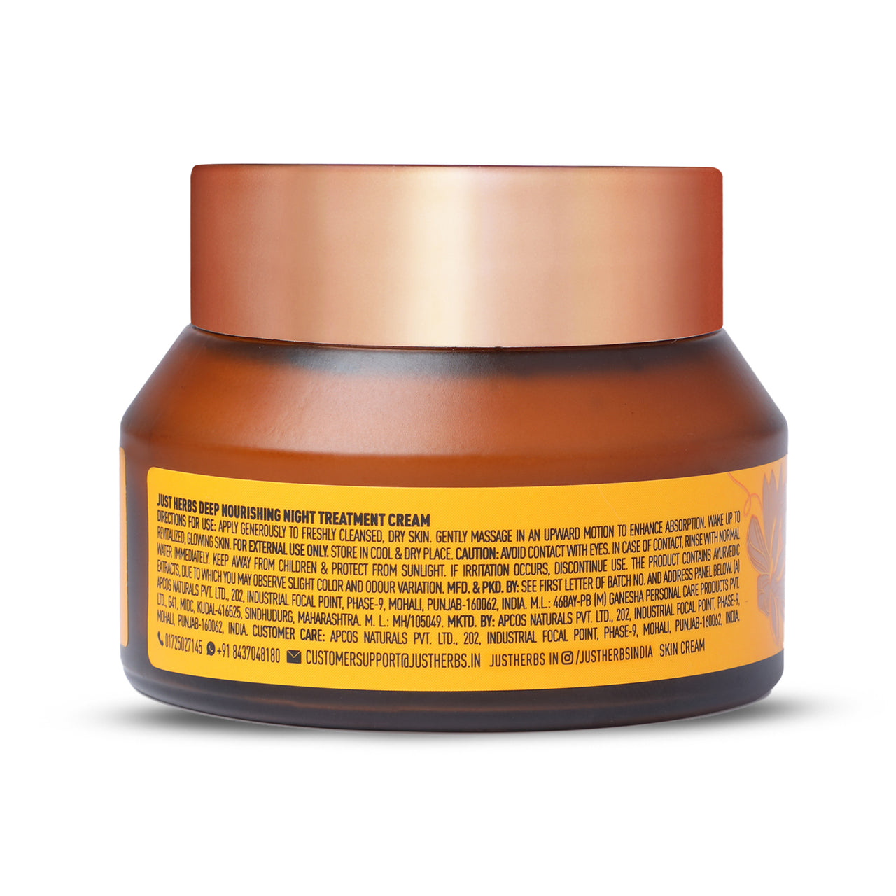 Pure Ghee & 24K Gold Deep Nourishing Night Treatment Cream