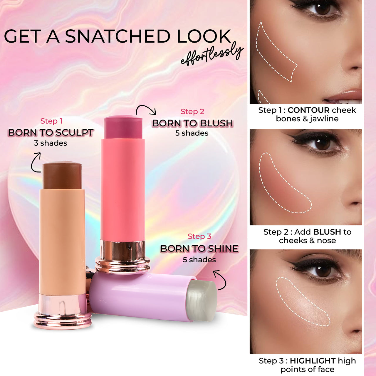 Red Hot: Born To Blush Stick with Shea Butter & Cica