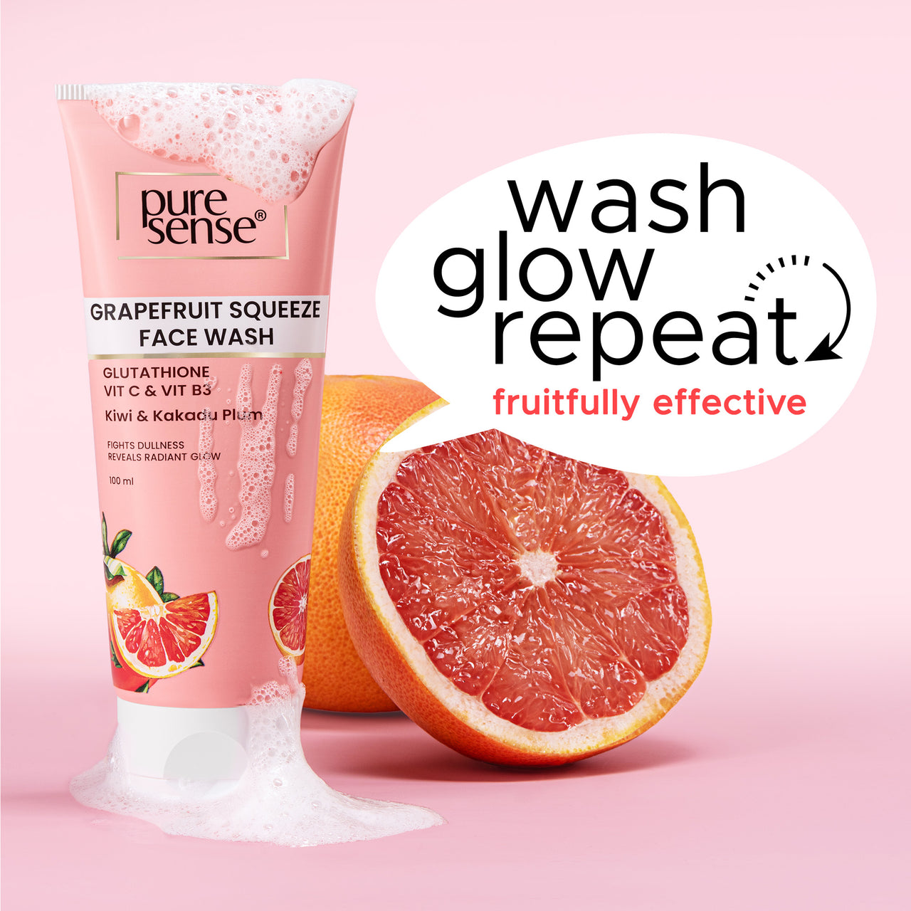 PureSense Grapefruit Squeeze Face Wash 100ml