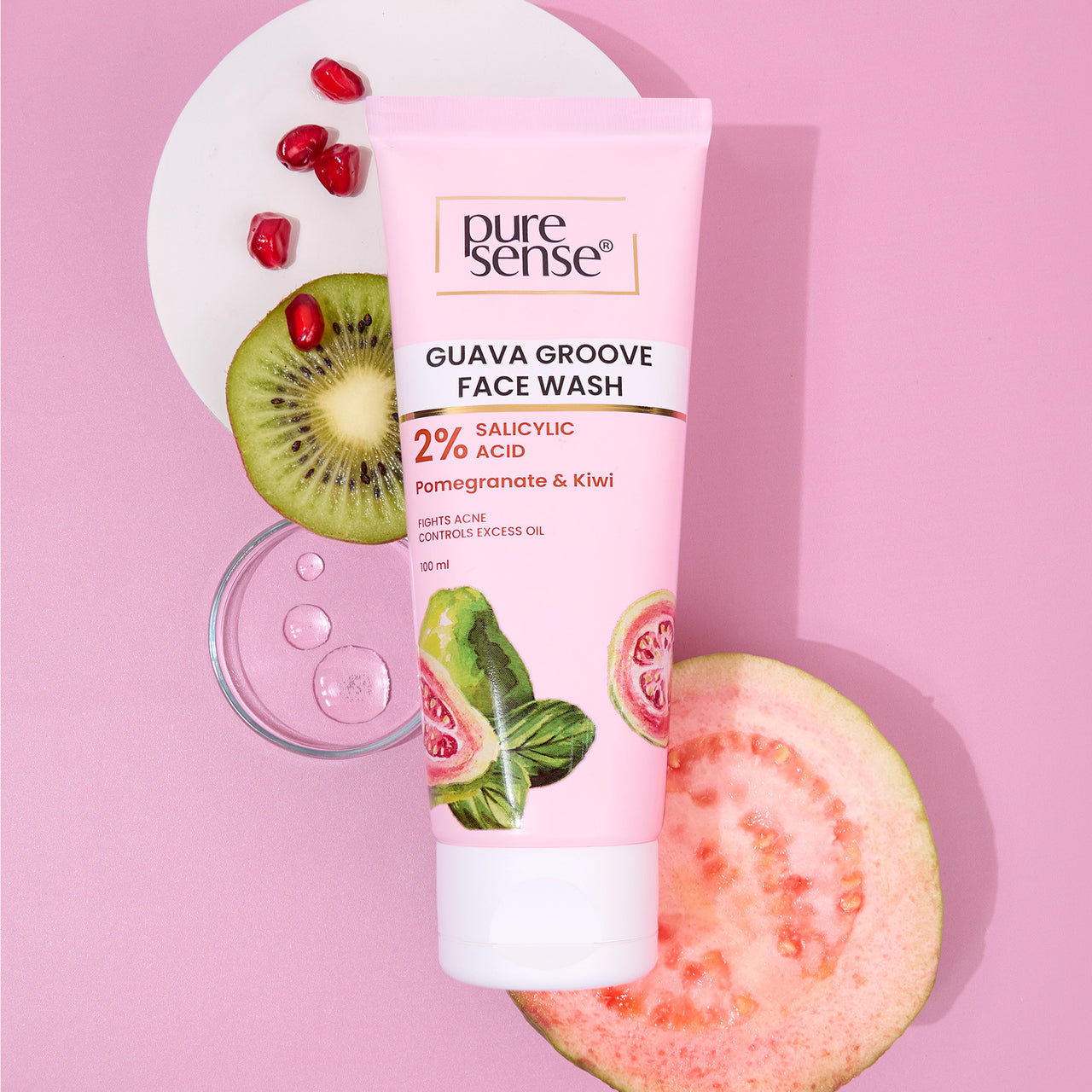 PureSense Guava Groove Face Wash 100ml