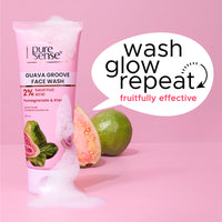 Thumbnail for PureSense Guava Groove Face Wash 100ml