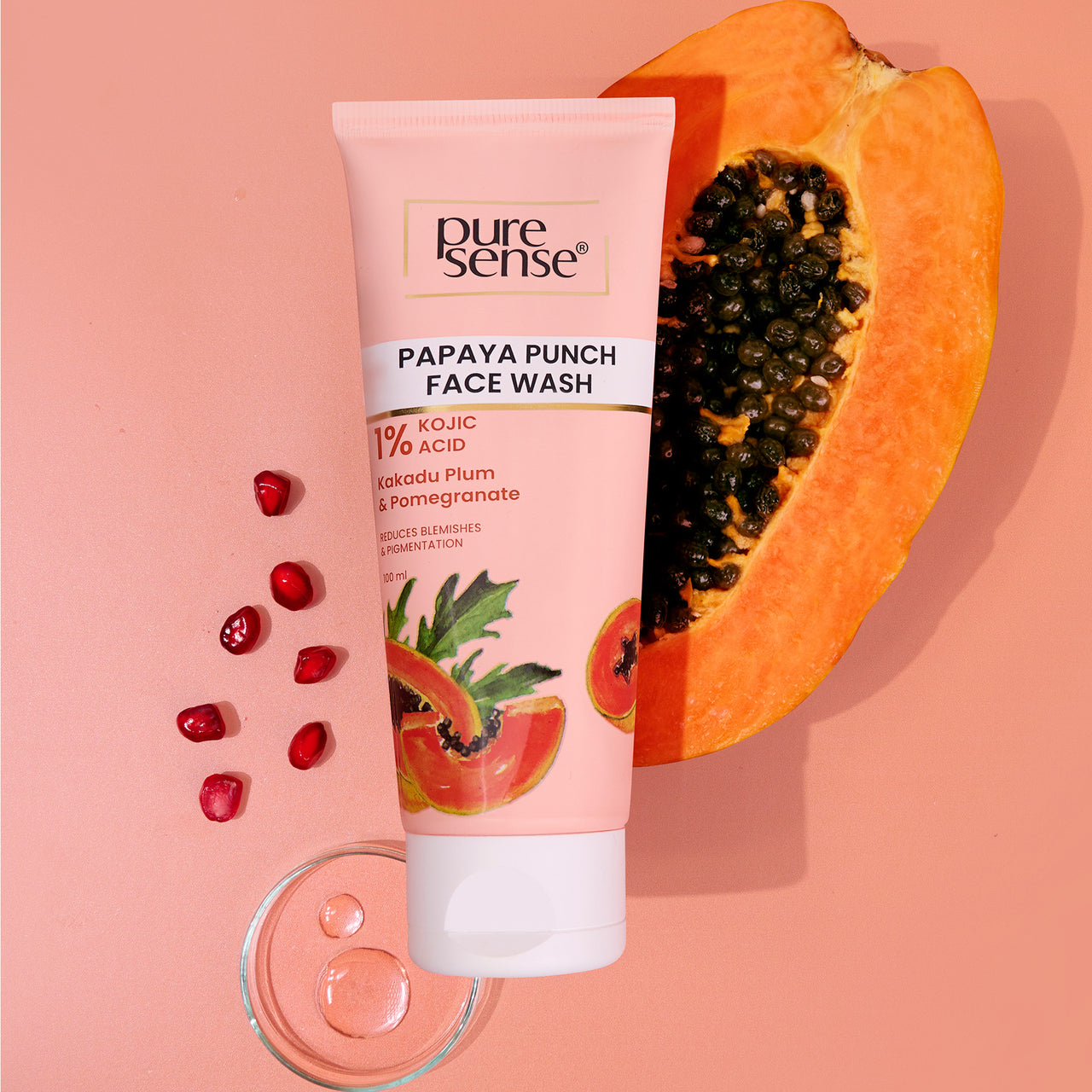 PureSense Papaya Punch Face Wash 100ml