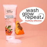 Thumbnail for PureSense Papaya Punch Face Wash 100ml