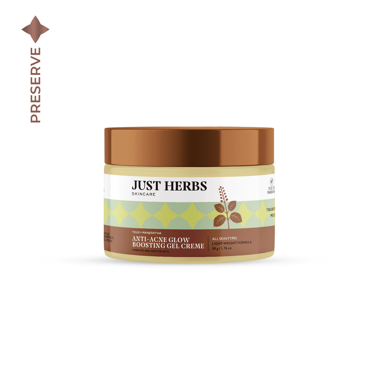 Anti-Acne Glow Boosting Gel Creme with Tulsi and Manjishtha 60 g