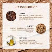 Thumbnail for Face and Body Scrub with Coffee and Walnut - Just Herbs