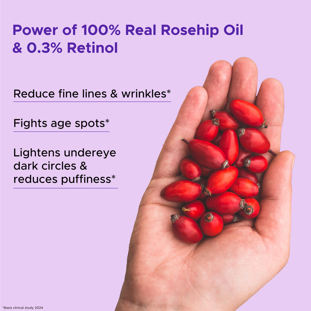 Rosehip Revive Face Serum with 0.3% Retinol | For ageing skin | 10ml