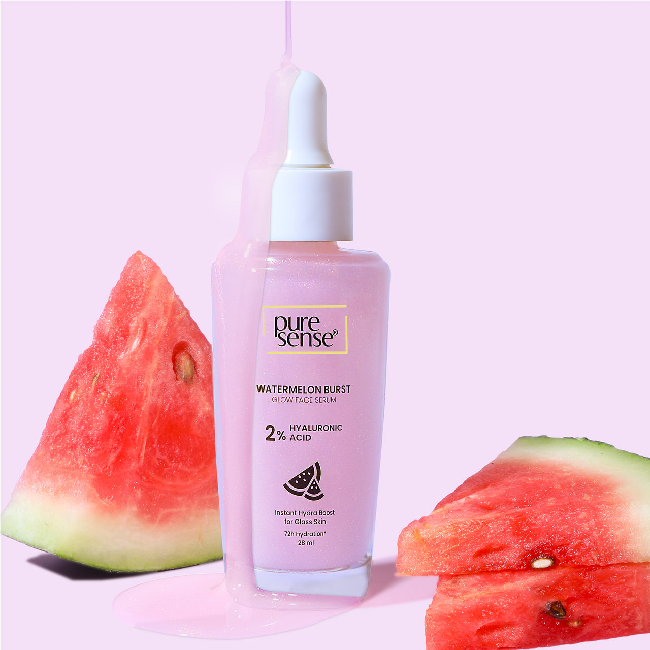 Watermelon Burst Glow Face Serum with 2% Hyaluronic Acid | For glass skin | 28ml