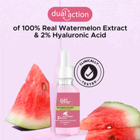 Thumbnail for Watermelon Burst Glow Face Serum with 2% Hyaluronic Acid | For glass skin | 10ml