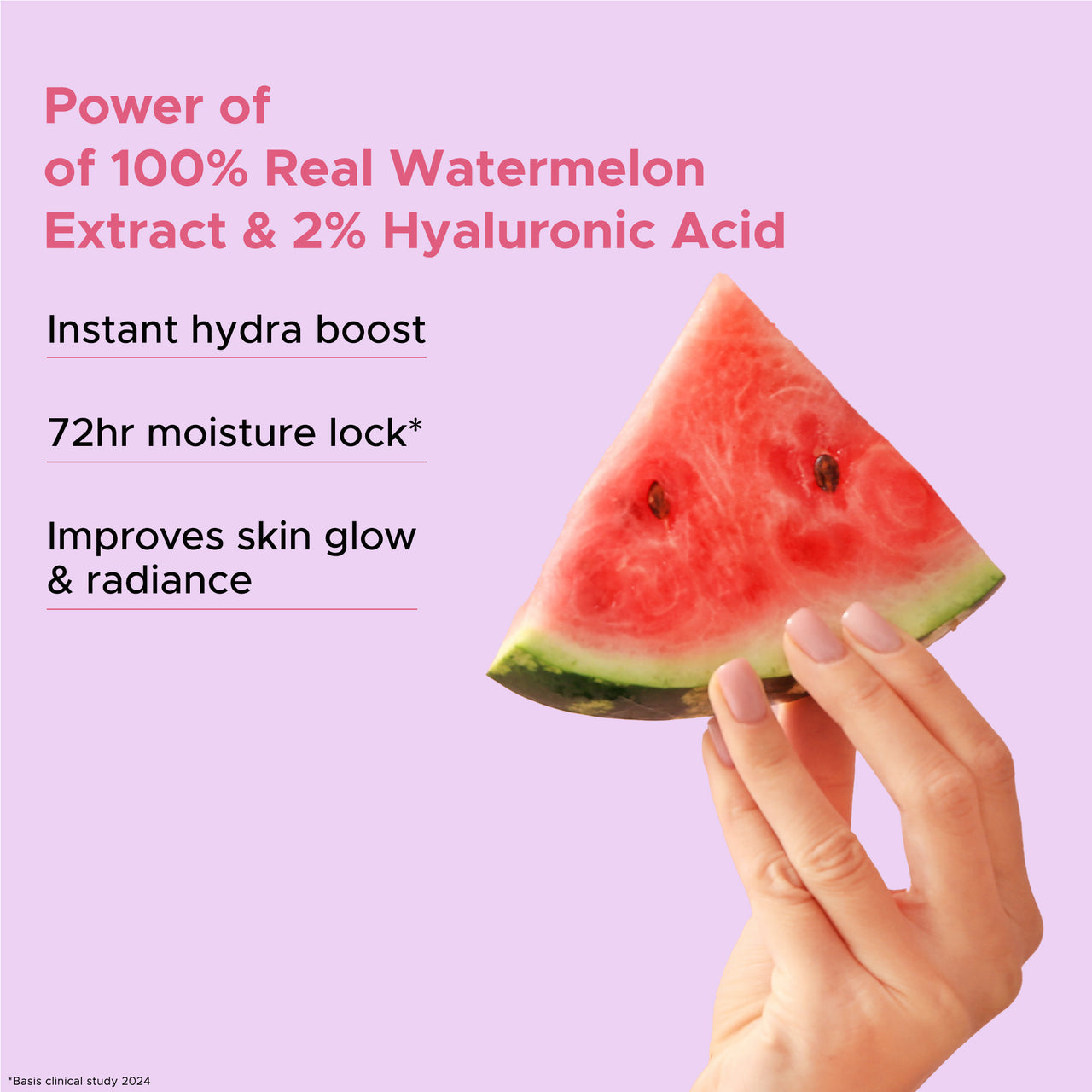 Watermelon Burst Glow Face Serum with 2% Hyaluronic Acid | For glass skin | 10ml