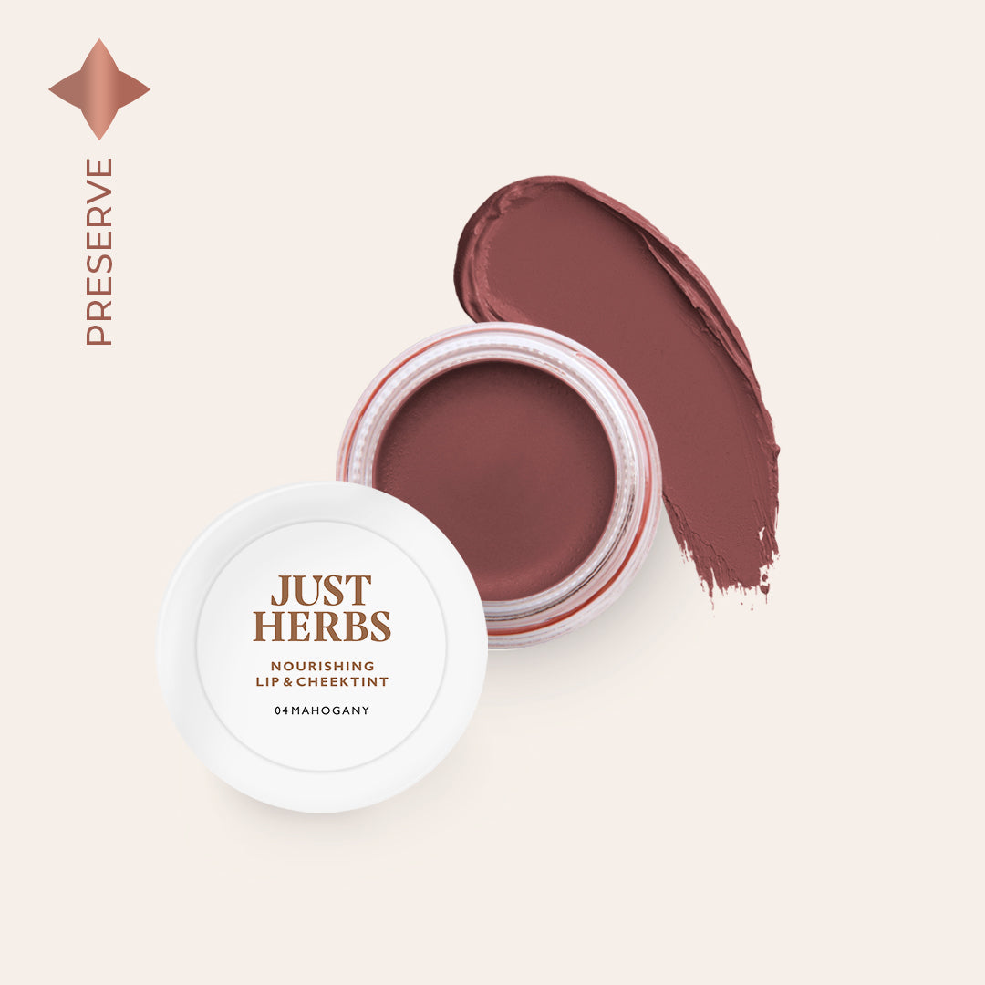 

Nourishing Lip and Cheek Tint - Free from Paraben, SLS, Silicones, Beeswax, Mahogany_04