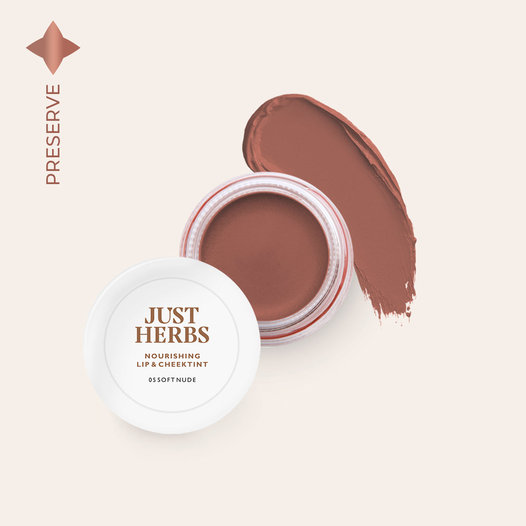 

Nourishing Lip and Cheek Tint - Free from Paraben, SLS, Silicones, Beeswax, Soft_nude_05