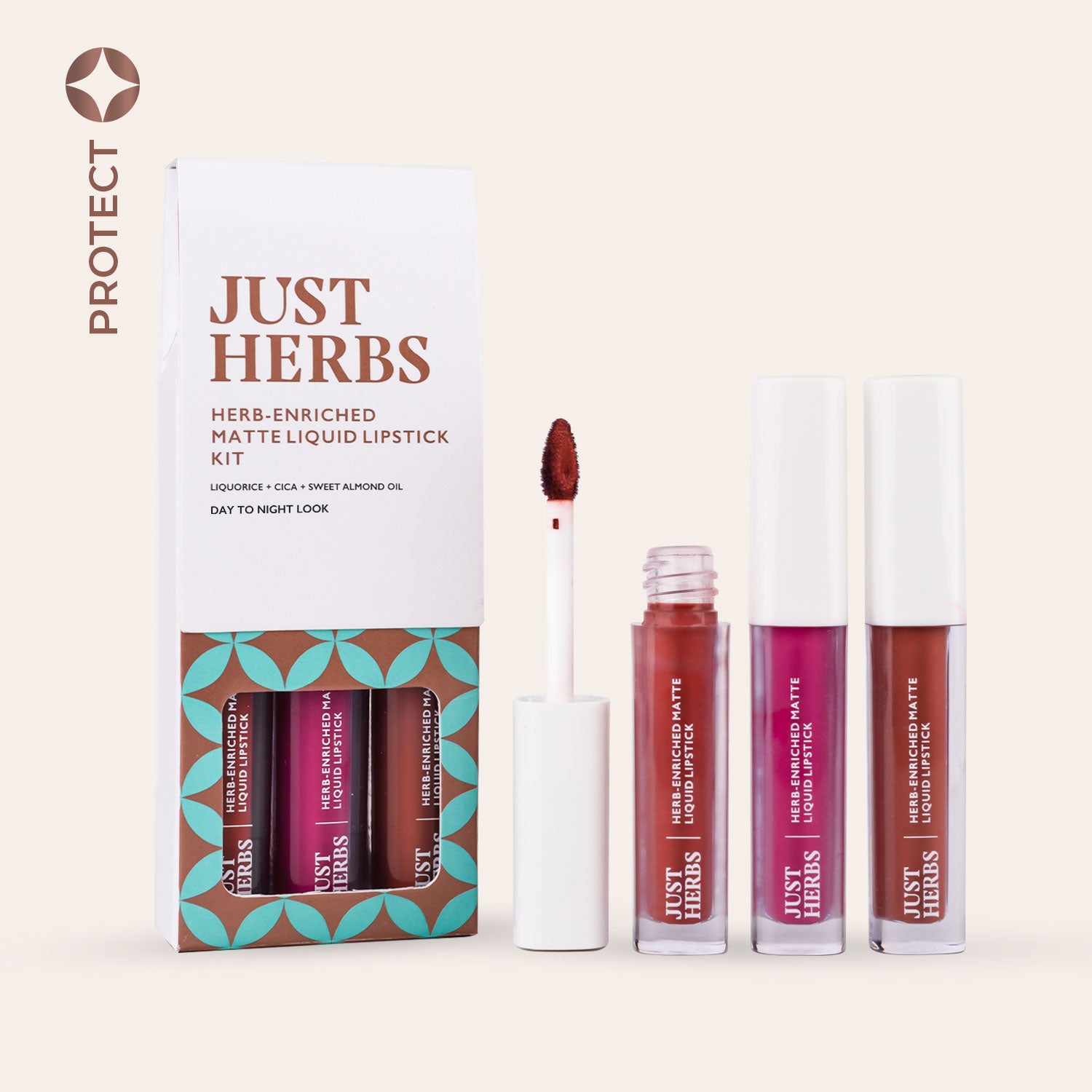 

Full-Size Herb Enriched Matte Liquid Lipstick Kit - Set of 3